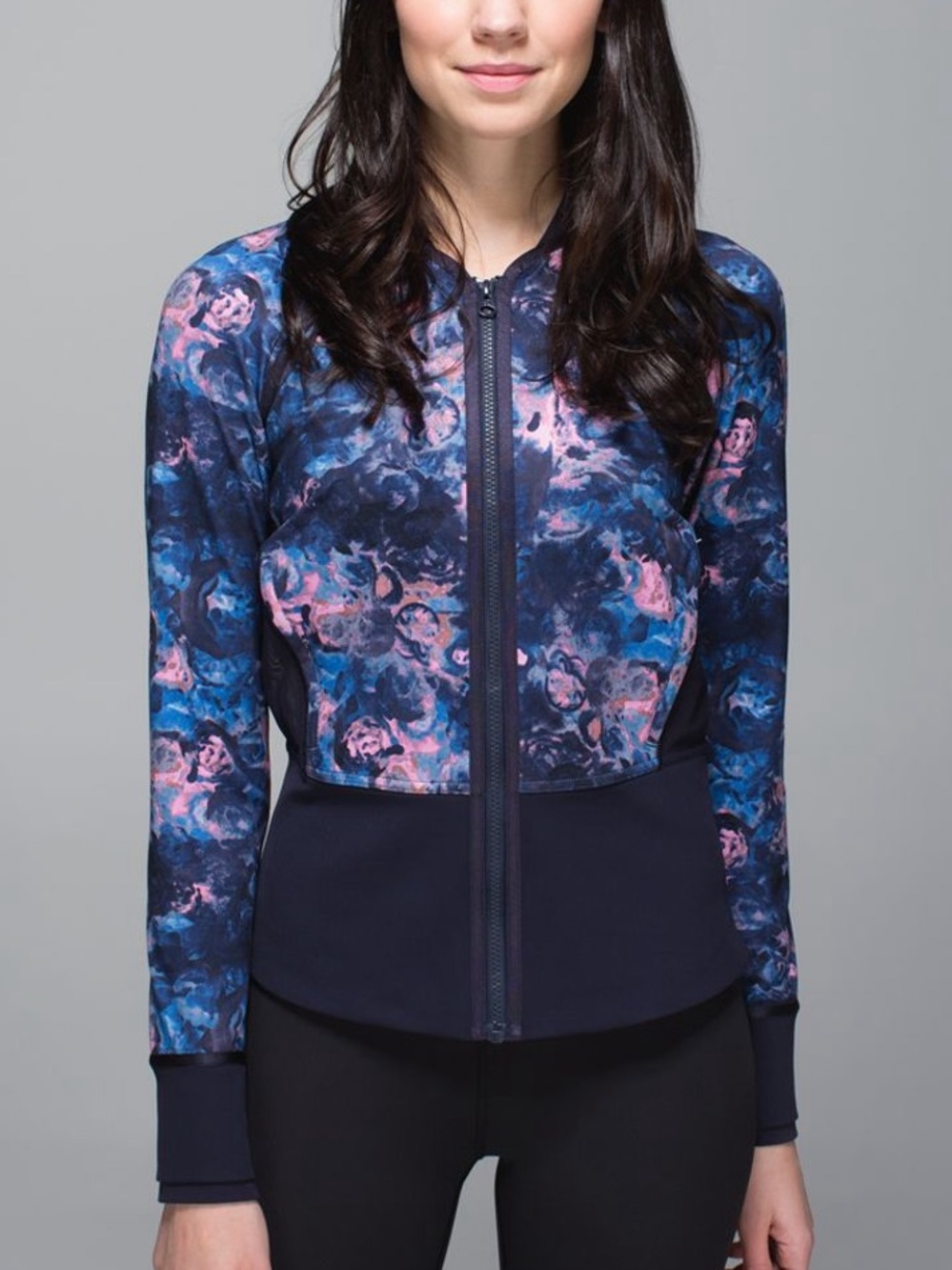 Lululemon *Rare* If You’re Lucky Jacket - Moody Mirage Bark Berry Deep Navy